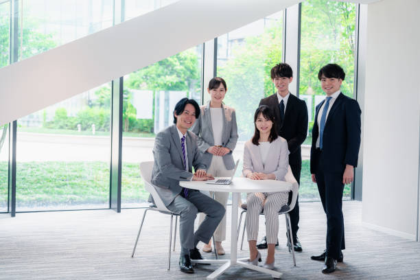 istock Business people working with a smile 2156491625