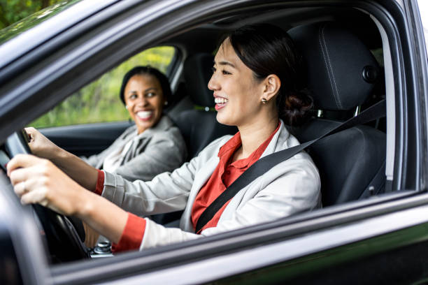 istock Two businesswomen going on a business trip 2156493377