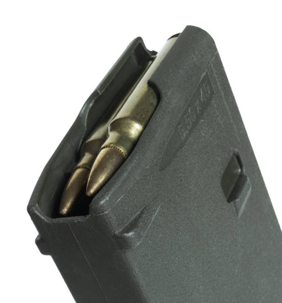 istock Modern sporting rifle 30 round magazine loaded 2156493944