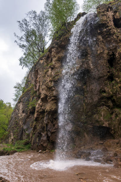 istock Honey waterfalls on a summer day, vertical photo 2156497511