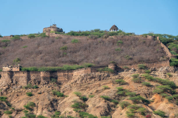istock Medieval building Junagarh fort palace in Bikaner with ancient features, showcasing history 2156502195
