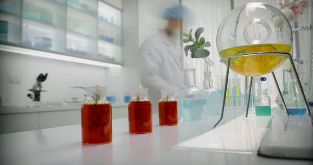 istock Researcher working in a plant research laboratory mixing samples 2156502463