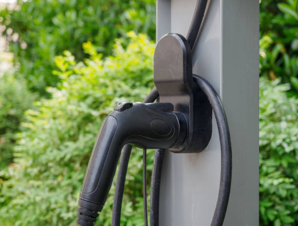 istock Electric vehicle charging station 2156506078