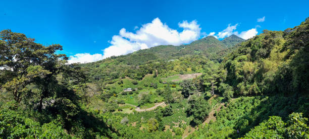 istock Panama, Boquete, panoramic view of the Baru volcano slopes from a view point 2156507621