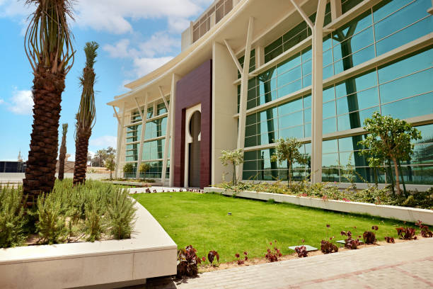 istock Exterior of University with garden 2156508742