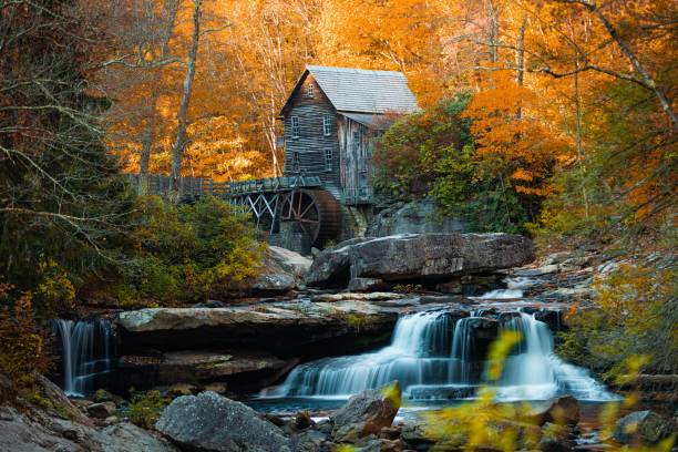 istock Fall foliage at the Glade Creek Grist Mill 2156510162