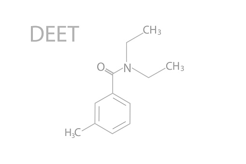 Deet Compound Deet Molecular Skeletal Chemical Formula Stock Illustration - Download ...