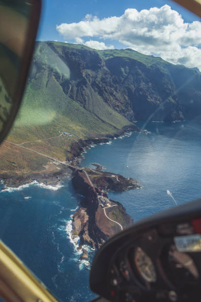 istock Plane cabin view at Tenerife island 2156513847
