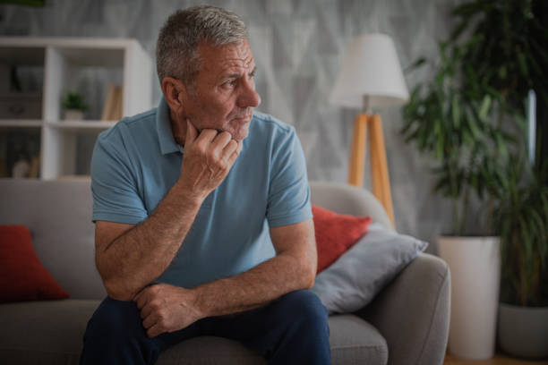 istock Emotions, an old man in a nursing home 2156515661