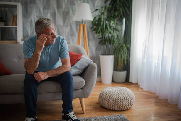 istock Emotions, an old man in a nursing home 2156515662