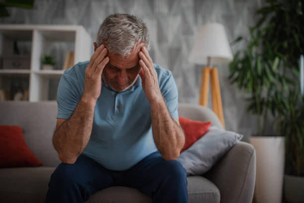 istock Emotions, an old man in a nursing home 2156515731