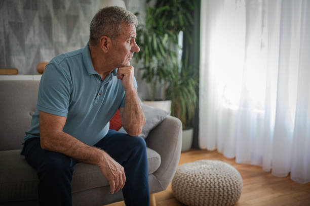 istock Emotions, an old man in a nursing home 2156515742