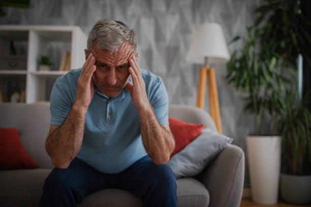 istock Emotions, an old man in a nursing home 2156515756