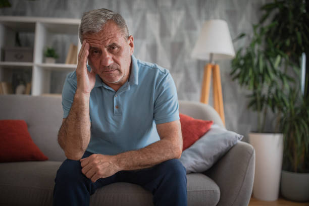 istock Emotions, an old man in a nursing home 2156515826