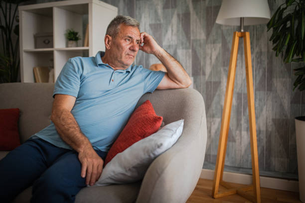 istock Emotions, an old man in a nursing home 2156516140