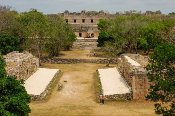istock Uxmal mayan archaeological site in Yucatan Peninsula, Mexico 2156536356
