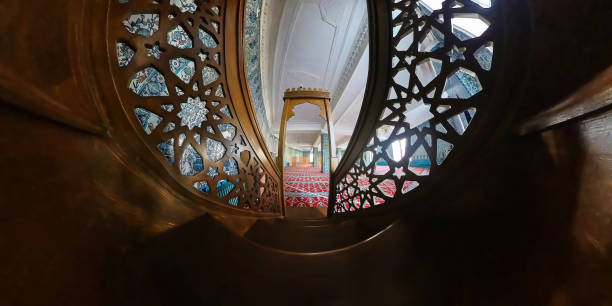 istock Interior view of A Mosque, Little Planet Format 2156538296