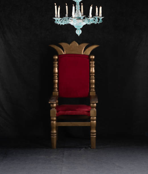 istock royal throne with vintage chandelier with candles 2156551944