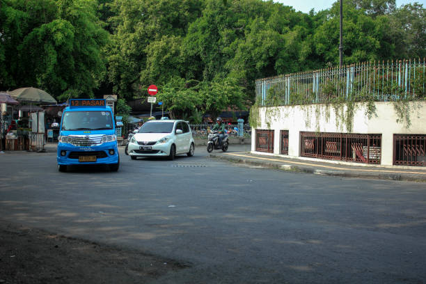 Indonesia, Solo - June 8, 2024: transport car driving on the highway towards the next stop