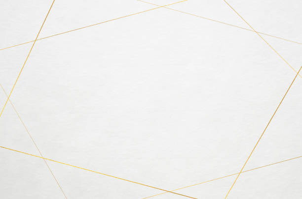 istock White Japanese Washi paper texture with classy gold pattern 2156587039