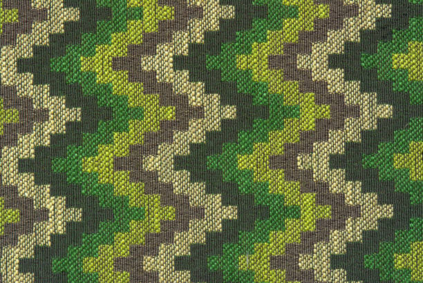 istock Close-up photo of a beautiful cotton fabric pattern, suitable for making wallpaper. 2156588549