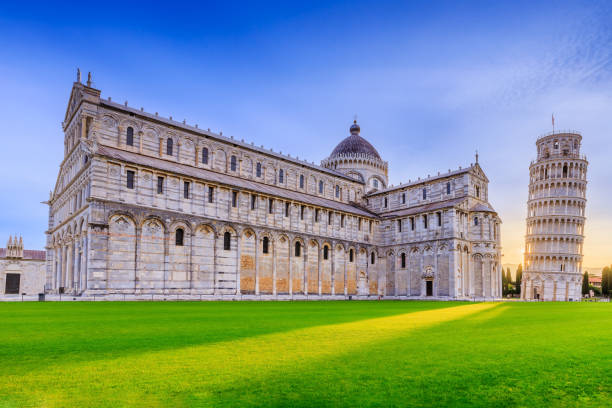 istock Leaning Tower of Pisa and Pisa Cathedral. 2156604450