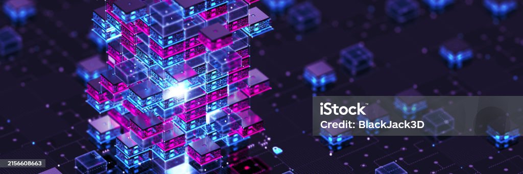 Data Block Background Big Data Structure Blocks Concept Copy Space Stock Photo - Download ...