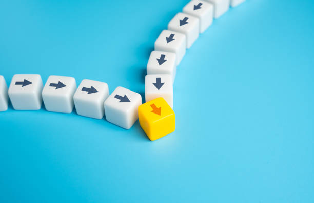 istock Define leadership and movement. Follow the leader. Guiding principle. Effective communication, coordination. Work towards a collective vision. Promote ideology. Move forward. 2156611317