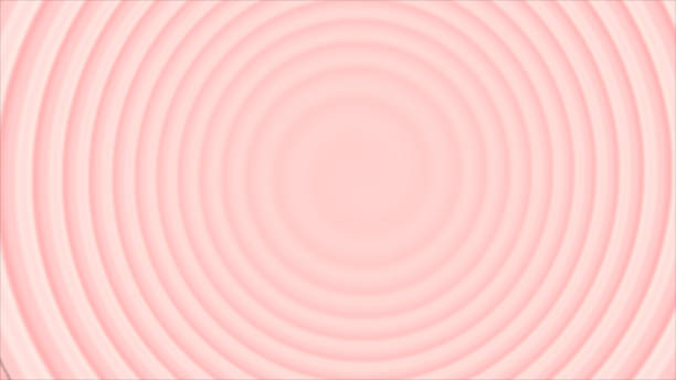 Gold Concentric circles abstract background