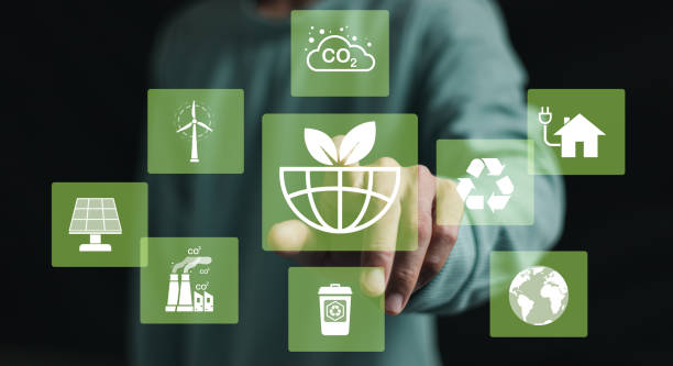 istock Hand holding global saving clean energy earth, save the world, environment, green, eco friendly, net zero, ESG, ecology, CO2, carbon dioxide, carbon footprint.campaign save the earth, earth Day 2156619648