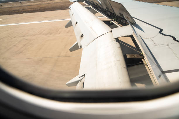 istock Landing on airport 2156626084