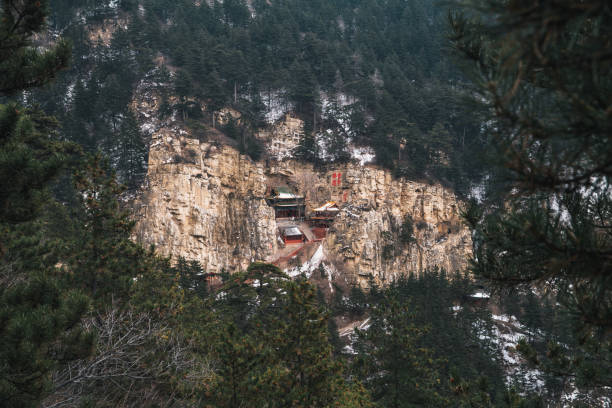 Temple in  Hengshan Mountain(恒山) at Datong, China
