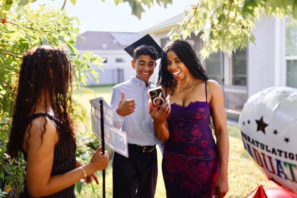istock Graduate talking on a video call with someone 2156641190