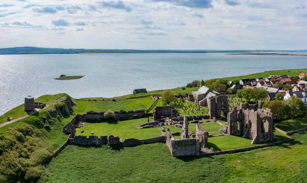 istock Lindisfarne Priory and St Cuthberts Isle 2156650483