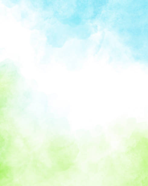 istock Spring or Summer Day with copy space - Watercolor Painting 2156652251