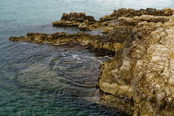 South rocky coast and sea on Majorca island, Spain