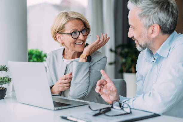 istock Business partners in meeting. 2156660502