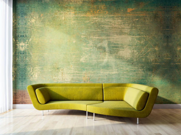 istock Large luxury modern bright interiors Living room mockup illustration 3D rendering image 2156661874