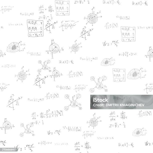 Mathemtical Formulas Design Mathematical Scientific Formulas And Expressions Educational School And ...