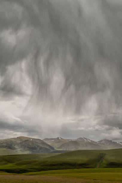 istock Heavy rain over a high mountain plateau in southeastern Kazakhstan 2156668676
