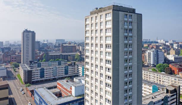 istock High rise council flats in Glasgow city 2156669928