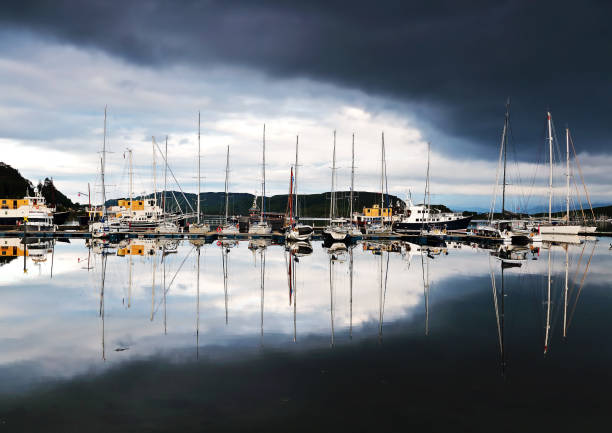 Morning light over Oban Harbour