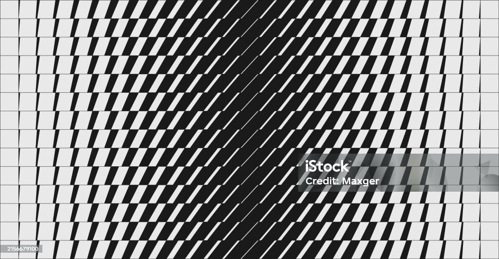Transitional Shape Pattern Abstract Modern Geometrical Composition With Transition Effect Minimal ...