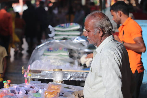 29 February 2024, Indore, Madhya Pradesh, India, Indore Sarafa Bazaar, Indias Midnight Food capital of Madhya Pradesh, Taste of India.