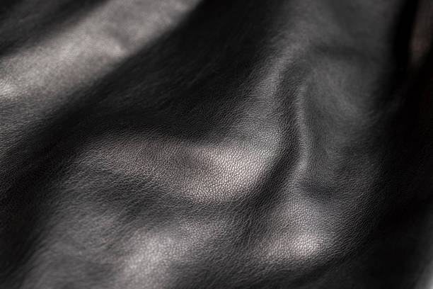 istock black leather material for clothing production 2156683950