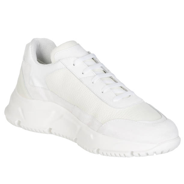 istock White Leather Sneakers with Chunky Sole 2156687033