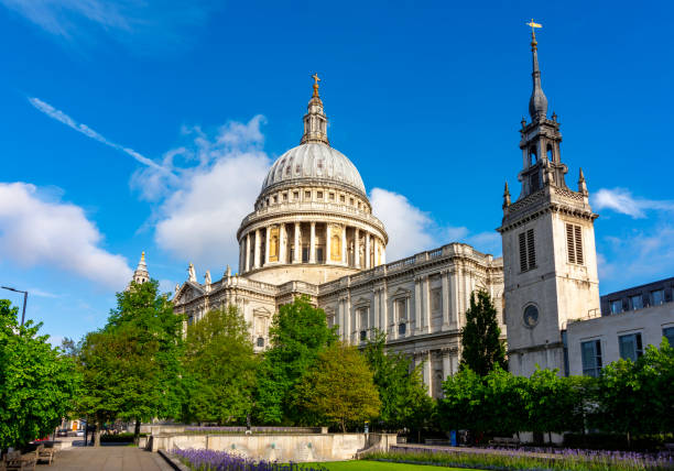 istock St. Paul's cathedral in spring, London, UK 2156687854