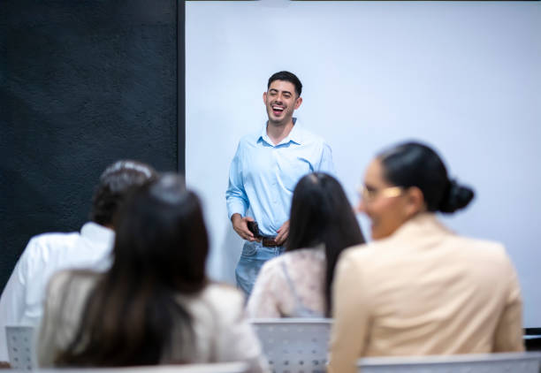 istock Team at a business talk 2156691683