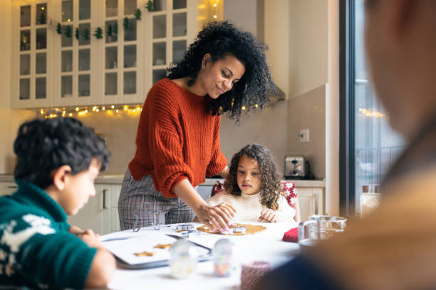 istock Holiday Baking with Family in Cozy Kitchen 2156698030