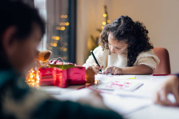 istock Christmas Crafts by Kids 2156698084